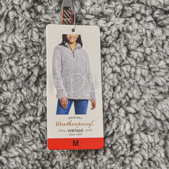 Weatherproof Vintage Ladies' Cozy Pullover‎ gray - Picture 1 of 7